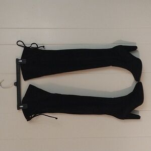 CCM black over the knee boots size 7.5 M